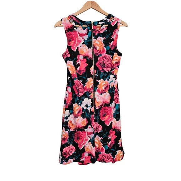 Women's - Eliza J Floral Sleeveless Dress, Size 8 - Picture 8 of 10